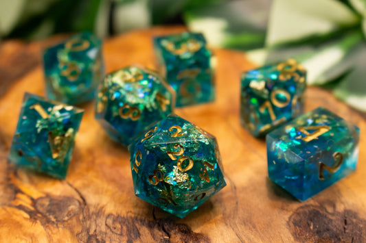 Atlantean Treasure Polyhedral Dice