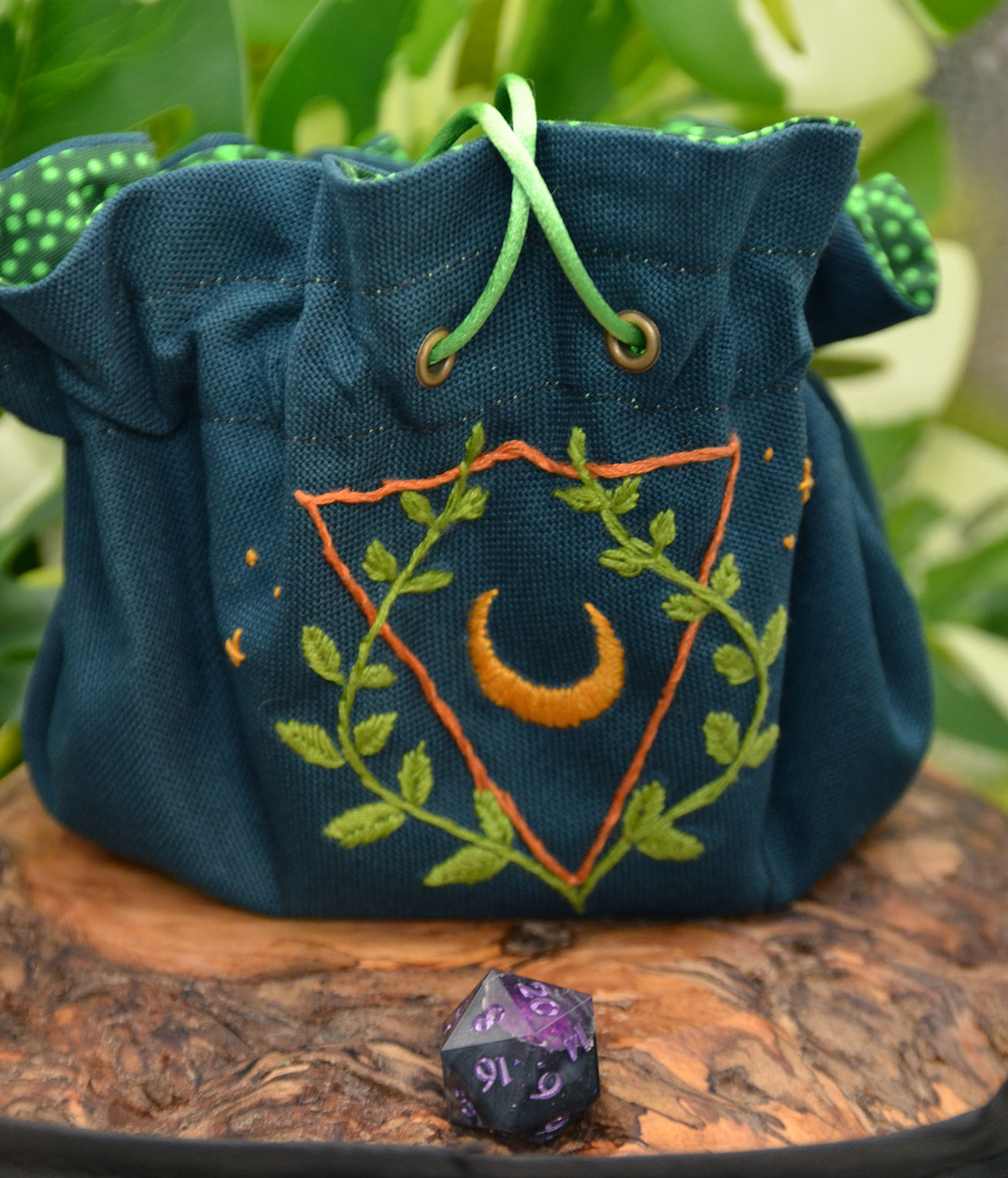 'Keeper of the Forest' Normal Dice Bag (Embroidered)