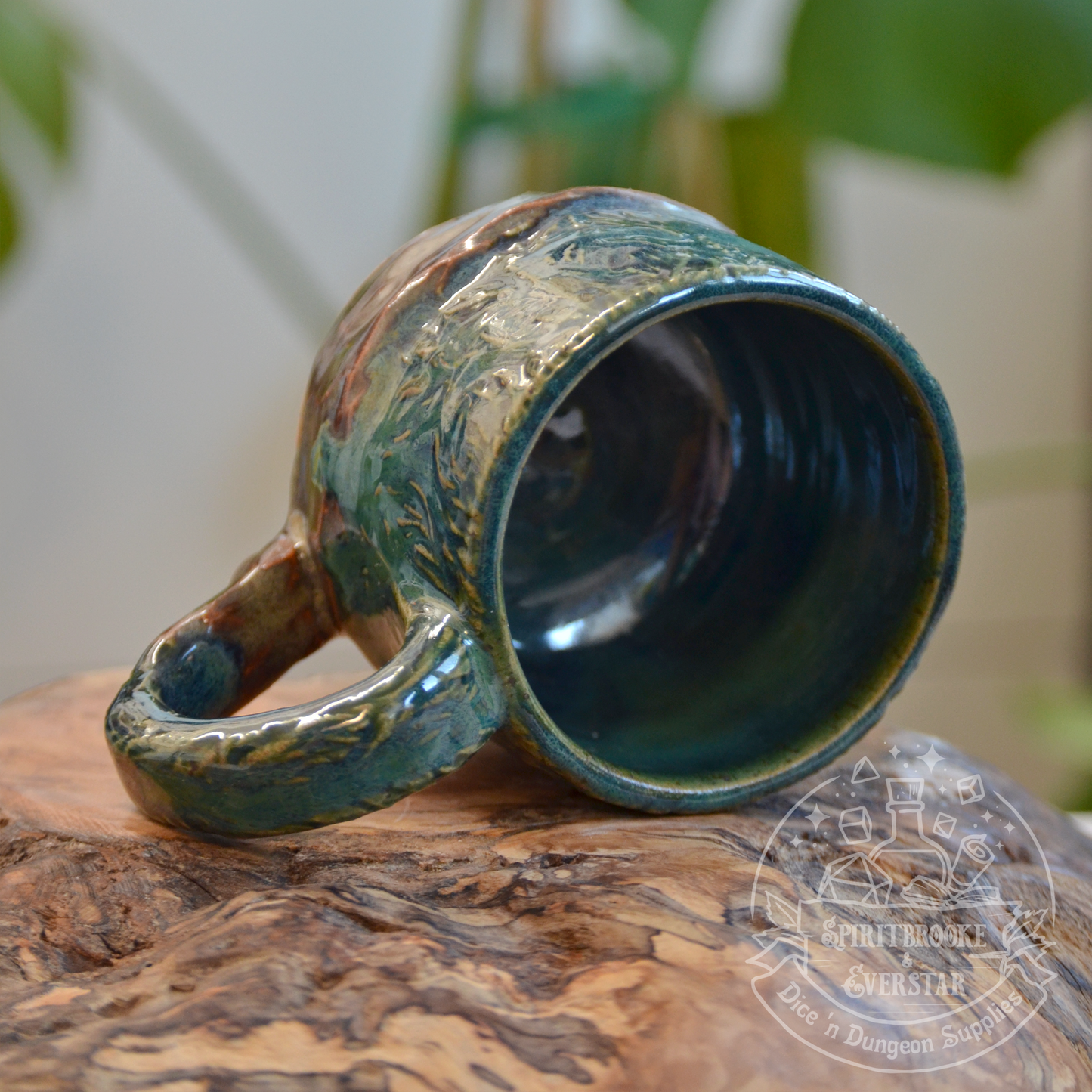 Leaves and Stone Mug