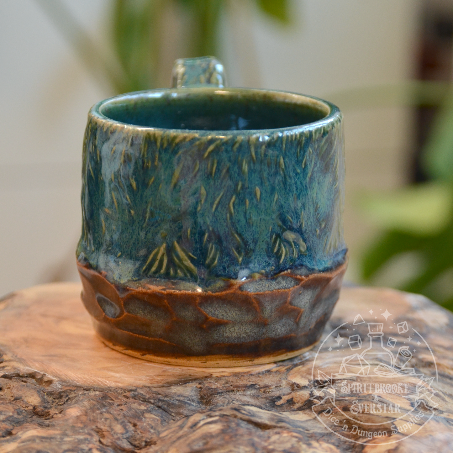 Leaves and Stone Mug