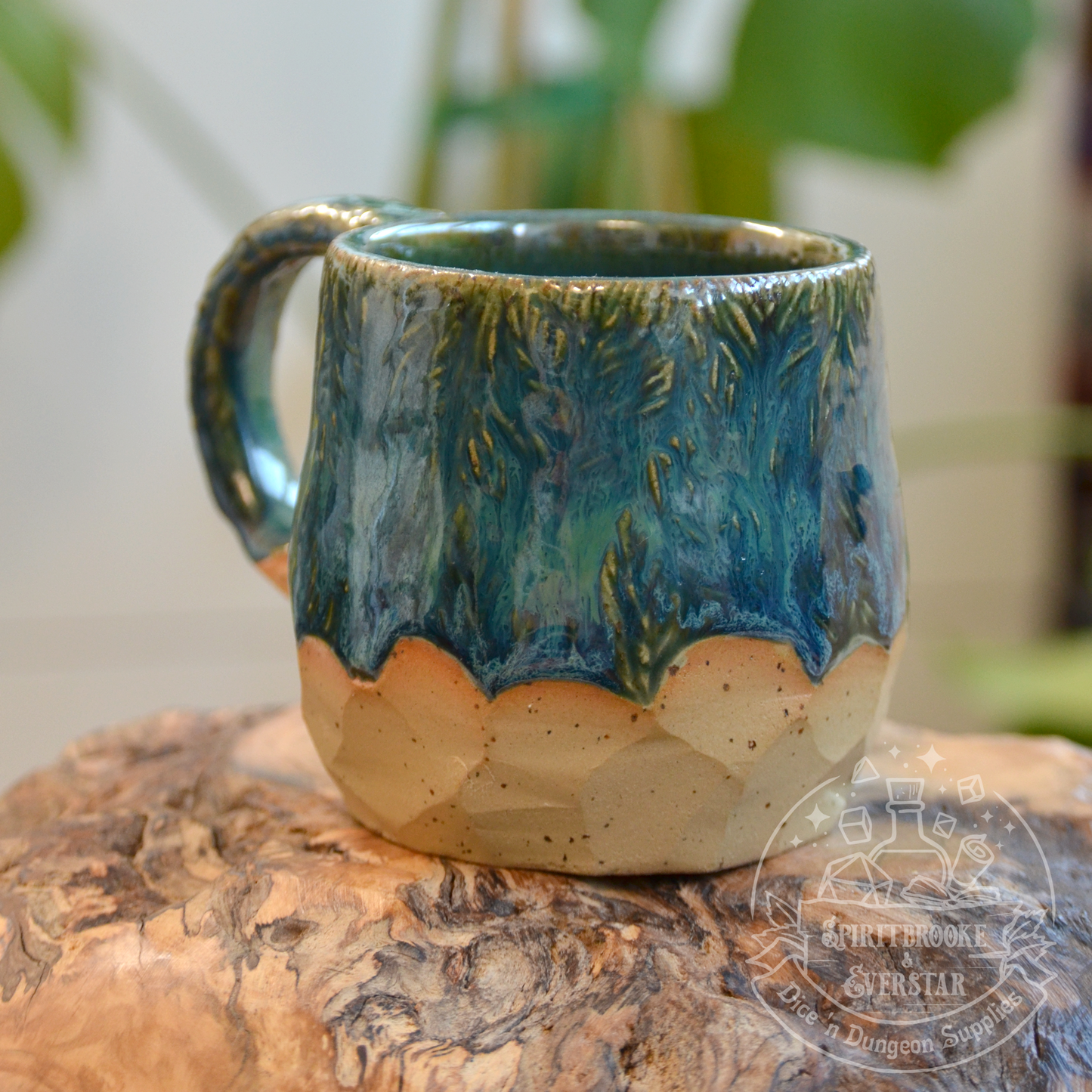 Leaves and Stone Mug