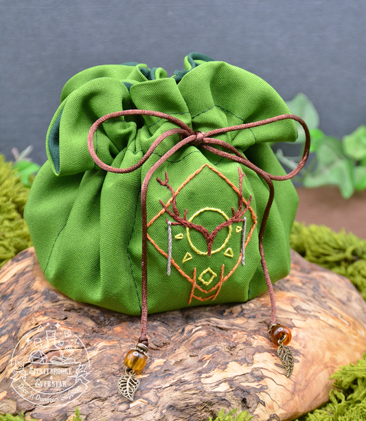 'Grovekeeper' Normal Dice Bag (Embroidered)