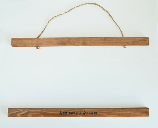 Magnetic Poster Hanger - Dark Wood (30 cm)