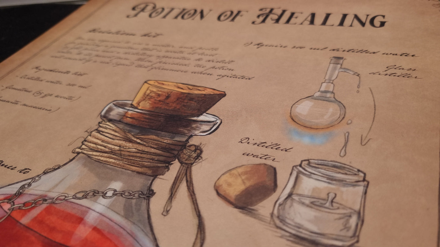 Potion of Healing Illustration A3