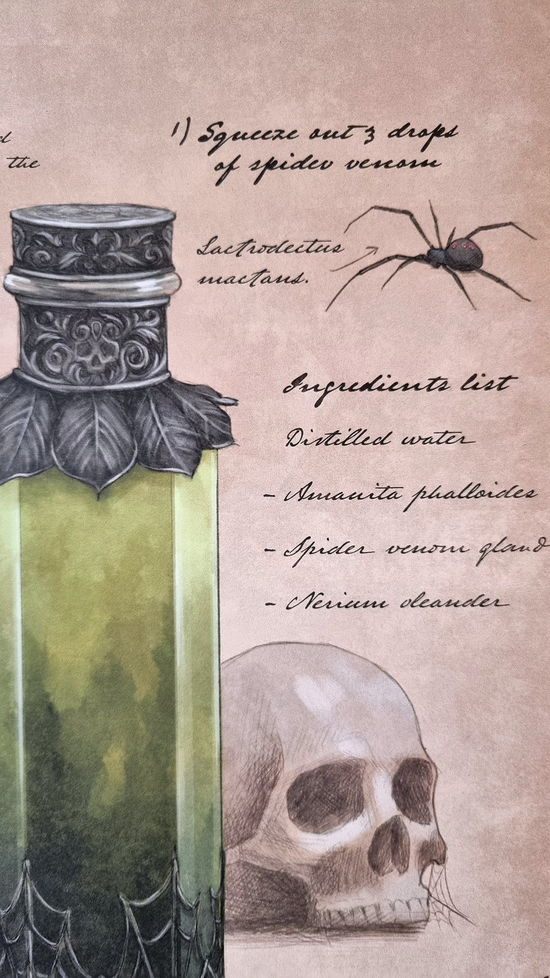 Vial of Poison Illustration A3